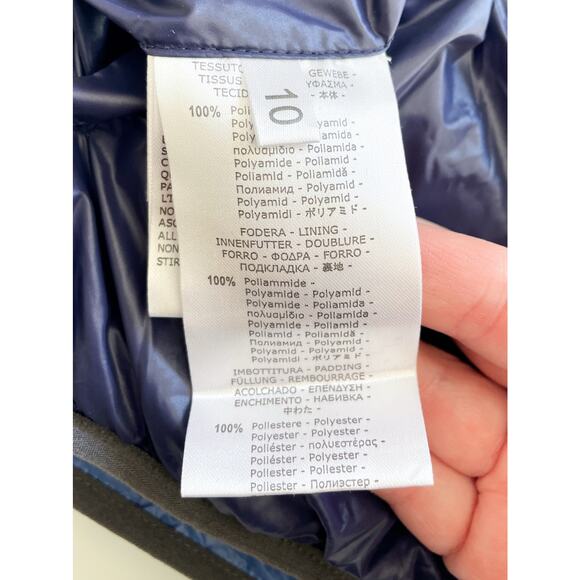 Boy's Blue Eddie Pen Packable Quilted Reversible Vest Size 10 - Picture 4 of 7